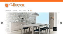 Desktop Screenshot of borgen-mobler.no